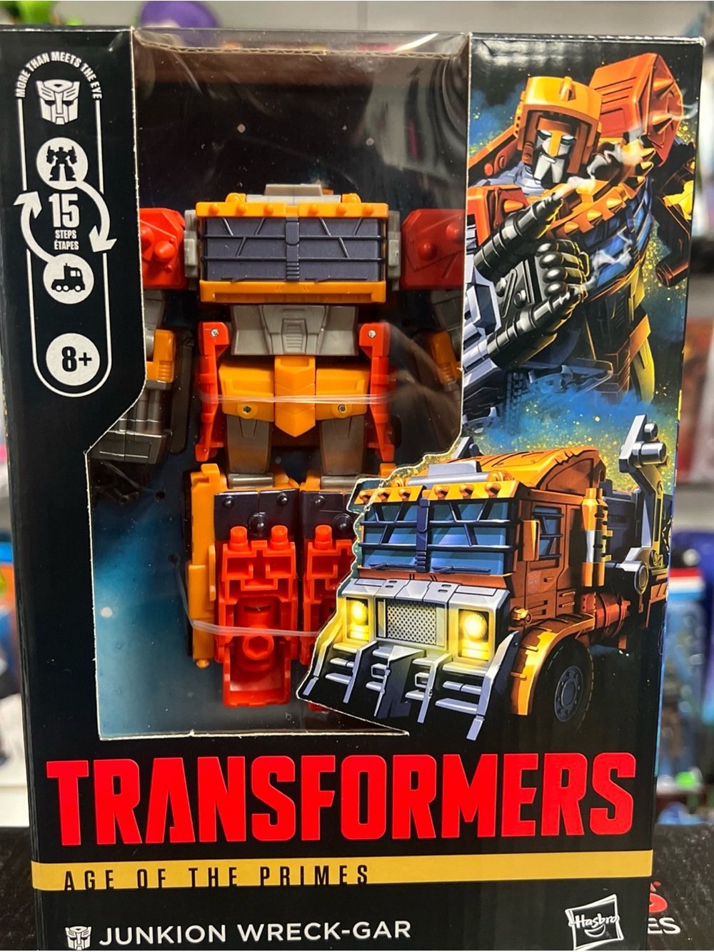 Hasbro Transformers Age Of The Primes Junkion Wreck-Gar 7" Action Figure NIB